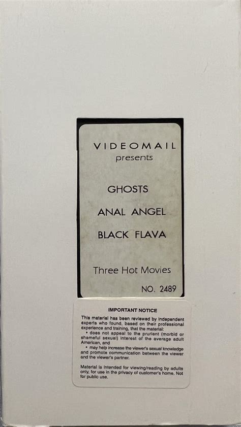 Video Mail Presents 3 Hot Movies 80 S 2489 Adult XXX VHS VM16