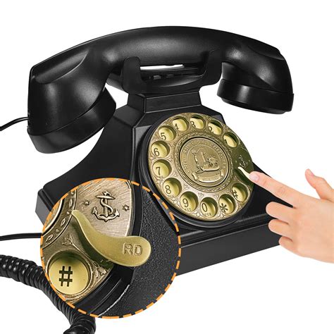 Mua Irisvo Rotary Dial Telephone Retro Old Fashioned Landline Phones