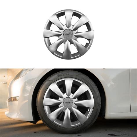 Комплект от 4 капака за колела R15 AutoSSF®, подходящи за 15-цолови ...