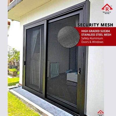panel security mesh multi sliding door reliance home