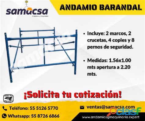 Andamio Tubular Barandal En M Xico Clasf Casa Y Jardin