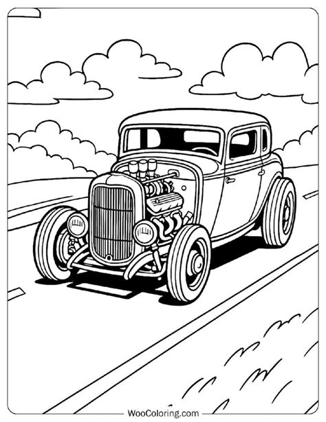 22 Hot Rod Coloring Pages Free PDF To Print Woo Coloring