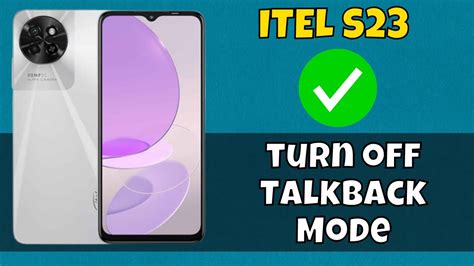 Itel S Disable Talkback How To Turn Off Talkback Mode Youtube