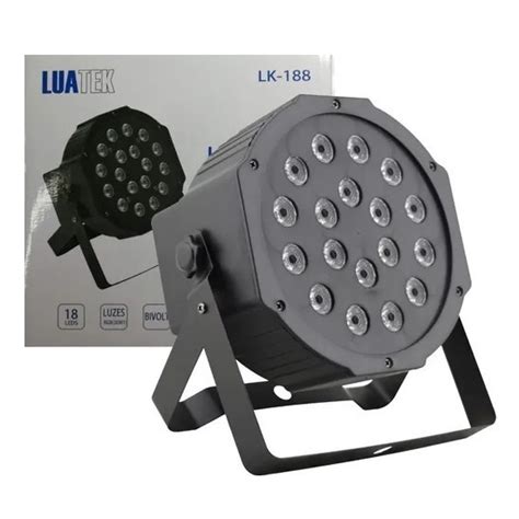 Canh O Leds Rgb Jogo De Luz Dj Festa Refletor Strobo Led W Luatek