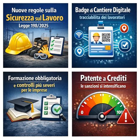 Legge 198/2025: cosa cambia per la sicurezza sul lavoro in appalti e