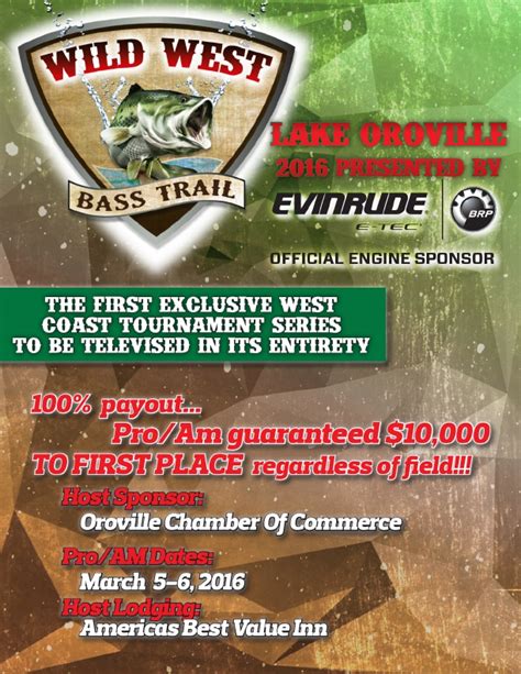 2016 Wild West Lake Oroville Tournament