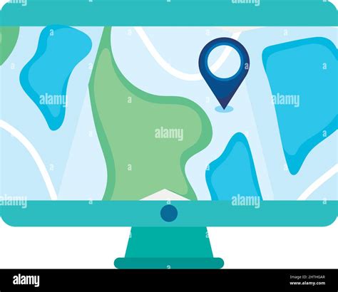 computer  map stock vector image art alamy