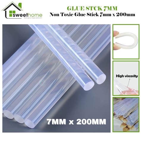 Pcs Glue Stick Mm Clear Hot Melt Glue Stick For Diy Craft Electric Tool Heating Glue Gun