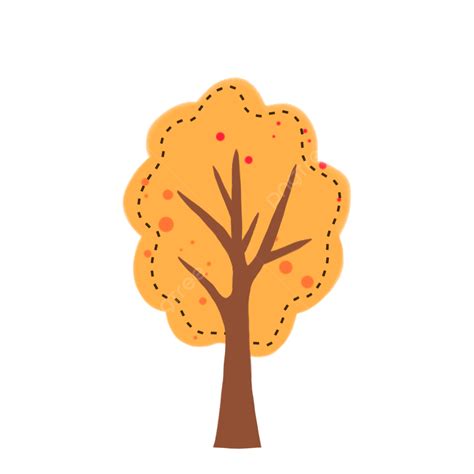 Cute Tree Clipart Recolorable Cute Tree Tree Clipart Tree Png