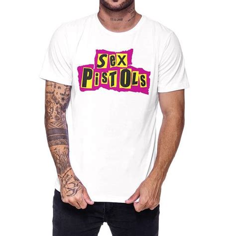 Camisa Camiseta Sex Pistols Punk Rock 100 Algodão Premium Jrkt Camiseta Masculina