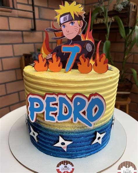 Docebi On Instagram Bolo Tem Tico Do Naruto Em Buttercream