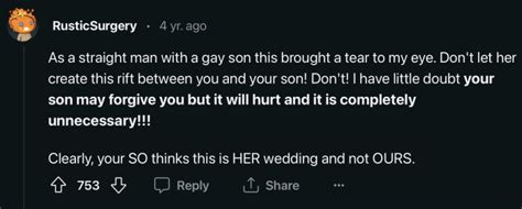 Dad Wants To Call Off His Own Wedding After Fianc S Refusal To Let His Gay Son Bring His