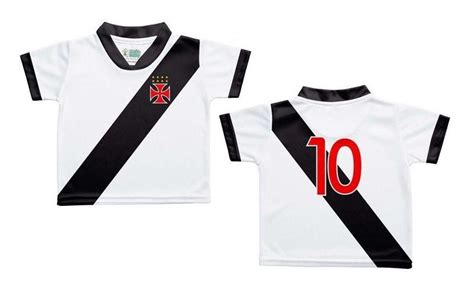 Camiseta Beb Vasco Branca Torcida Baby Camisa E Camiseta Esportiva