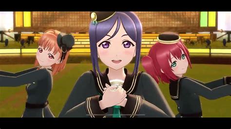 LLSIFAS HAPPY PARTY TRAIN MV Aqours Kimi No Hitomi O Meguru Bouken