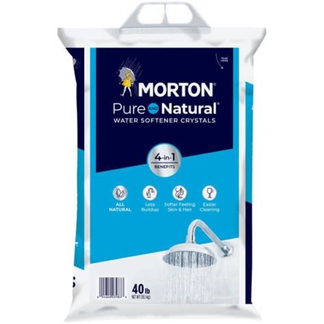 Morton Pure And Natural Water Softener Salt Crystals 40 Lb Ralphs