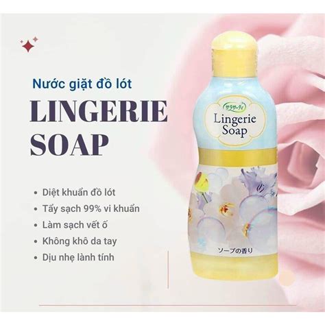 Nước giặt đồ lót Lingerie soap nội địa Nhật Bản 120ml Shopee Việt Nam