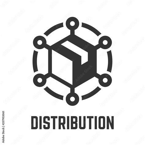 distribution symbol