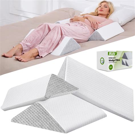 Amazon.com: Wedge Pillow for Back Pain Relief: Bed Wedges Pillow for