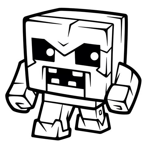 Desenho Do Minecraft Para Pintar - 7