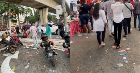 Video Netizen Terkejut Nampak Sampah Sarap Bertaburan Selepas Habis