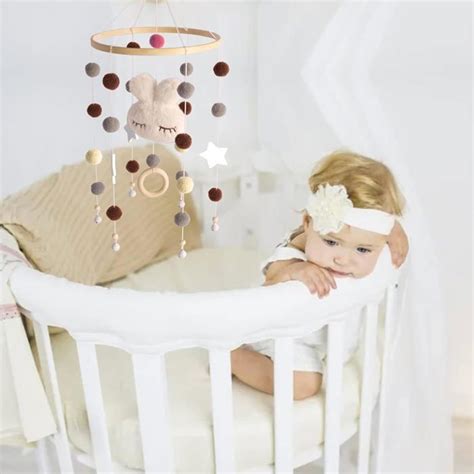 Babe Mobile Bb Carillons Mobile Baby Carillons Suspendre Cloche De Lit Mobile En Bois Avec