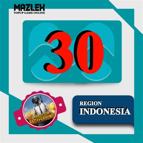 Jual 30 Uc Pubg Mobile Mazlex Store Vcgamers