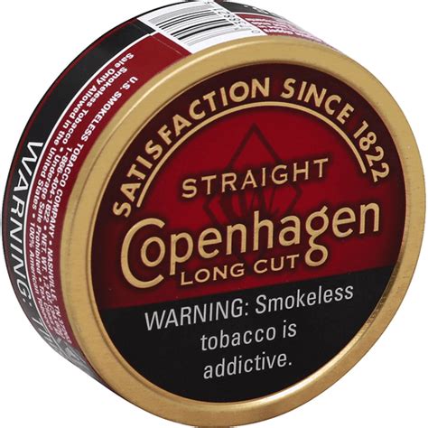 Copenhagen Smokeless Tobacco, Straight, Long Cut | Cigarettes | Sun Fresh