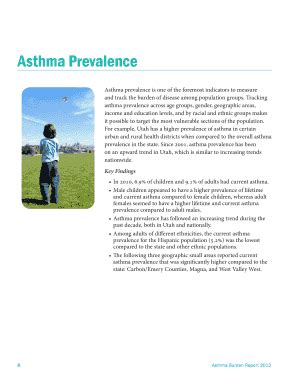 Fillable Online Asthma Prevalence Fax Email Print Pdffiller