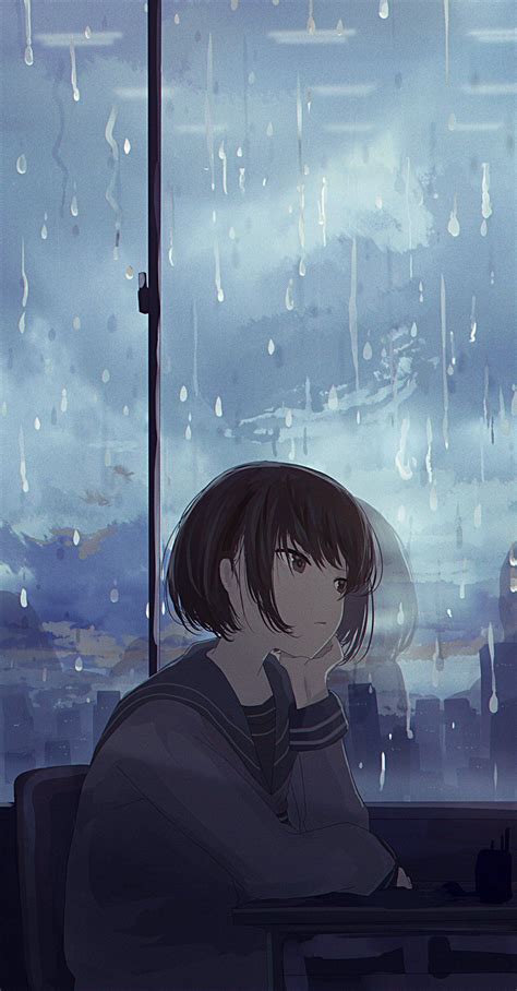 Rain Aesthetic Anime Wallpapers - Wallpaper Cave