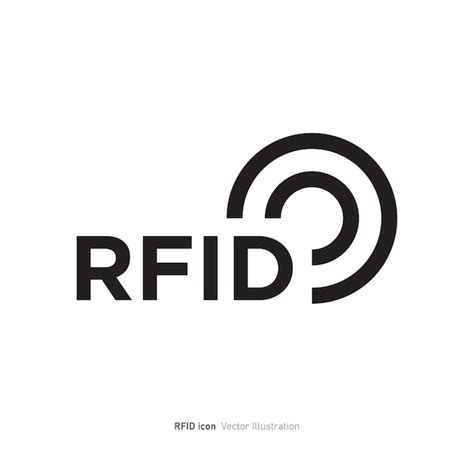 Premium Vector Rfid Signal Icon Design Isolated On White Background