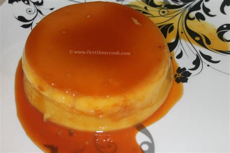 Caramel Custard Pudding - First Timer Cook