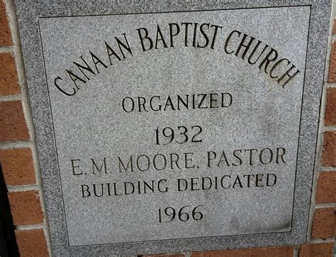 canaan baptist church  christ
