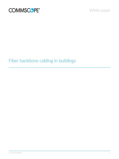 fiber backbone  buildings wp  en  optical fiber