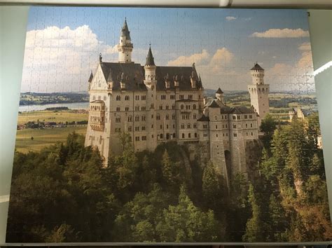 Just Finished Piece Neuschwanstein Castle R Jigsawpuzzles