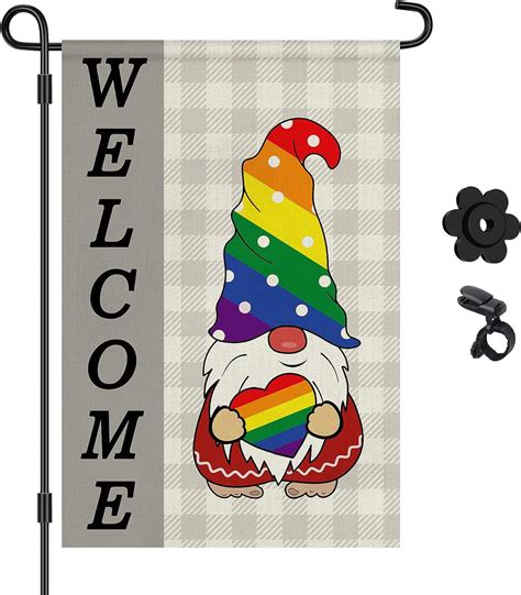 Pride Garden Flag Rainbow Progress Pride Flags Double Sided Gay Pride Lesbian Yard Flags