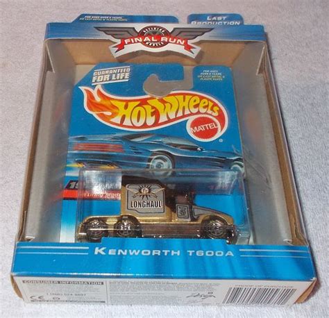 Mattel Hot Wheels MIP Final Run Kenworth T A Gold Semi Tractor
