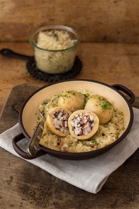 Speck Kn Del Mit Sauerkraut Rezept Spar Mahlzeit