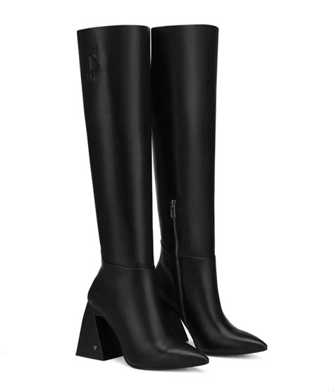 Naked Wolfe Long Leather Boots Shoes Heels Classy Womens Fashion Shoes