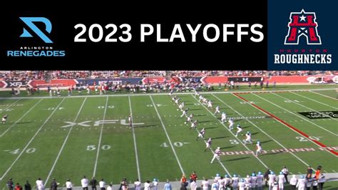 Full Xfl 2023 South Division Championship Arlington Renegades Vs