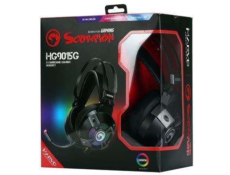 Marvo Scorpion HG9015G 7 1 Surround Sound RGB Gaming Headset HG9015G