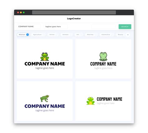Frog Logo Design Create Your Own Frog Logos