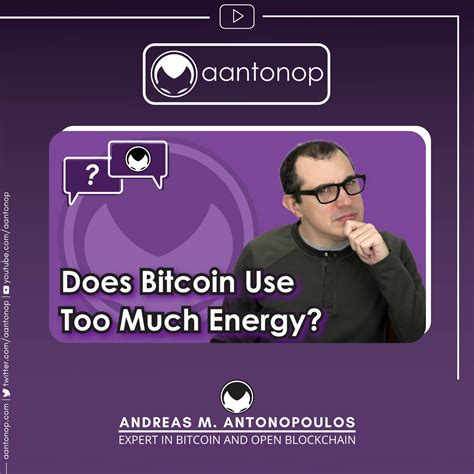 The Internet of Money - Bitcoin and climate change. Many people say