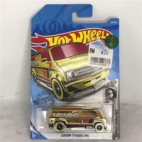 Hot Wheels Super Chromes Custom 77 Dodge Van Hobbies Toys Toys Games On Carousell