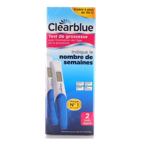 Test De Grossesse Clearblue Digital Nombre De Semaines Tests