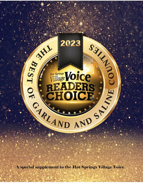 2023 Readers Choice Magazine Hot Springs Village Voice
