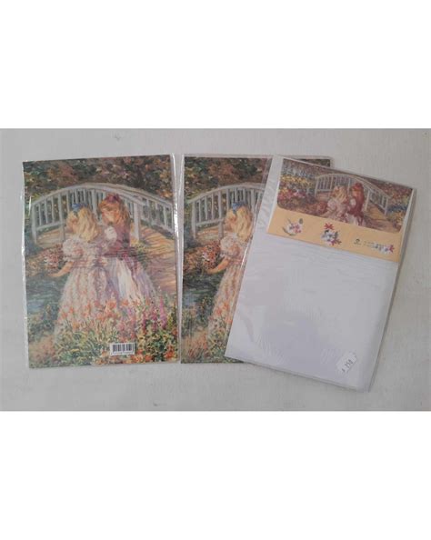 Mailing Writing Paper with Envelopes Set 1990s