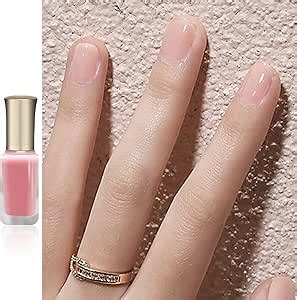 Pink Nail Polish Nude Pink Nail Varnish Chip Resistant Clear Jelly Pink Nail Varnish Quick