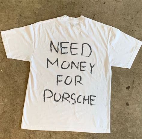 Need Money For Porsche Tee In 2023 Need Money Shirts Porsche