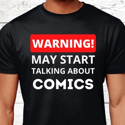 Comic Shirt Etsy