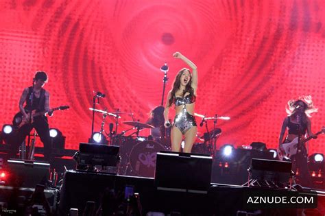 Olivia Rodrigo Sexy Shows Off Her Hot Legs And Cleavage During Her Guts Tour Show At